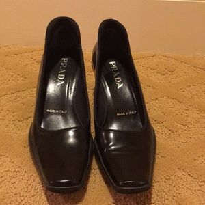 PRADA leather heels